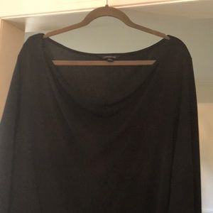 Lands’ End 3/4 sleeved drape neck top plus 2x